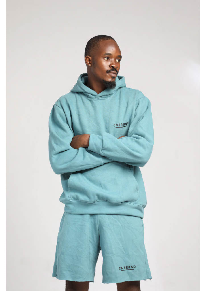 Turquoise Regular Shorts