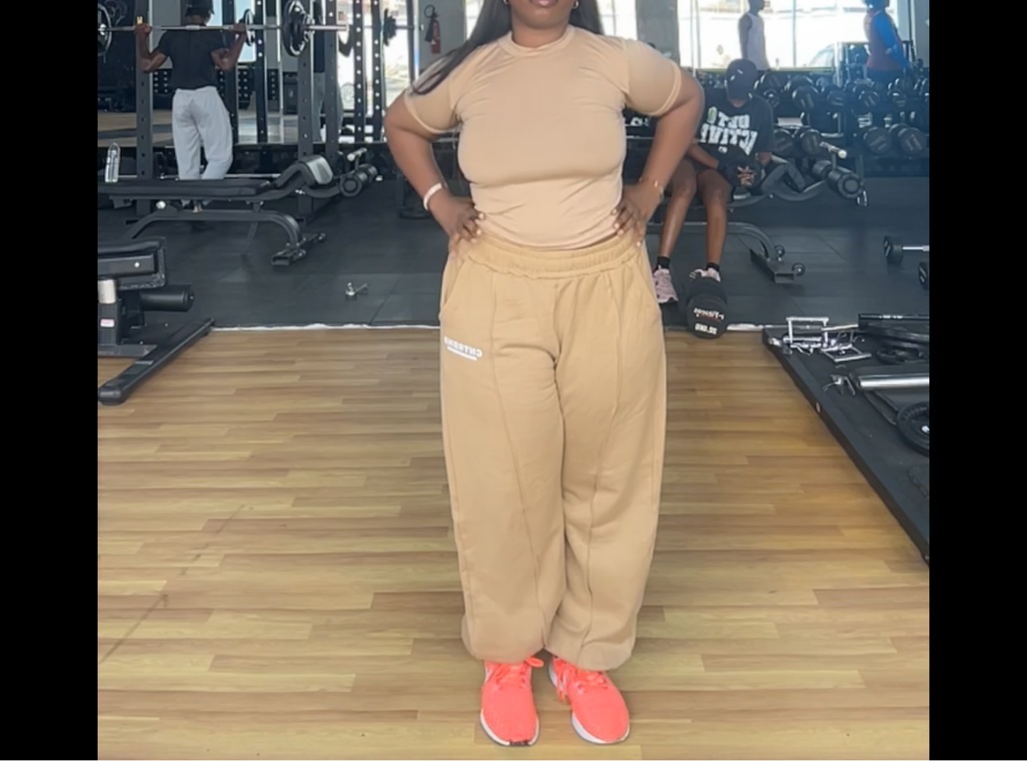 Lined joggers 1