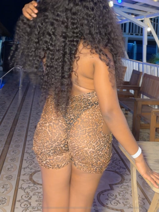 Leopard Romper