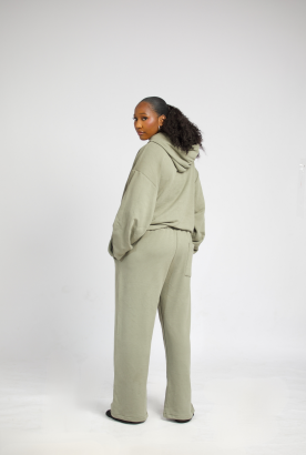 Green Hoodie + Jogger Set