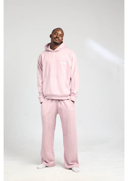 Light Purple Hoodie + Shorts + Jogger Set
