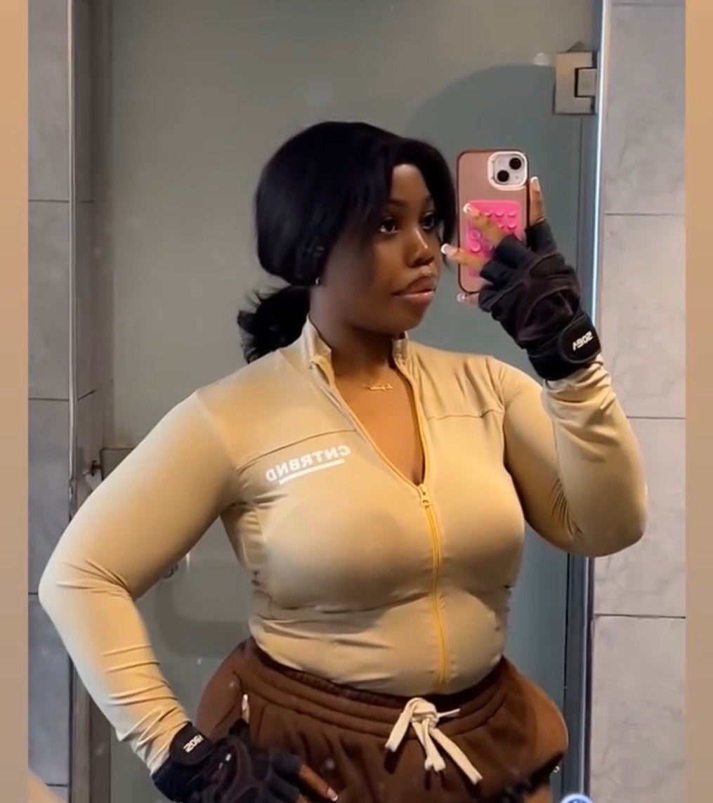 Beige Compression Jacket