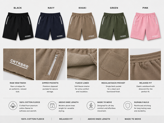 Raw hem Shorts