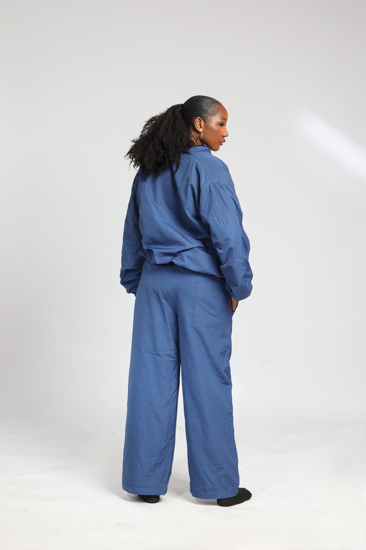 Navy Tracksuit Set (Top + Bottom)