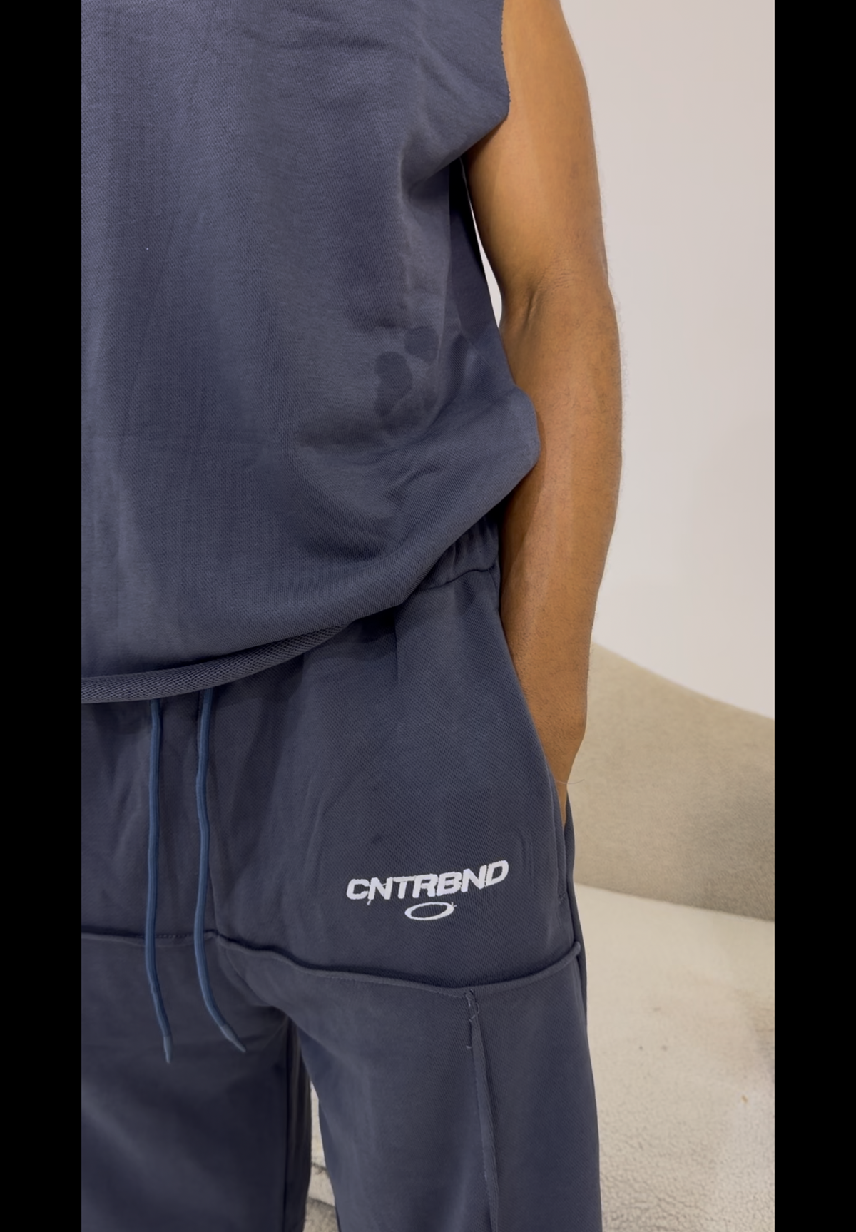 Relaxed DRAPED SWEATPANTS
