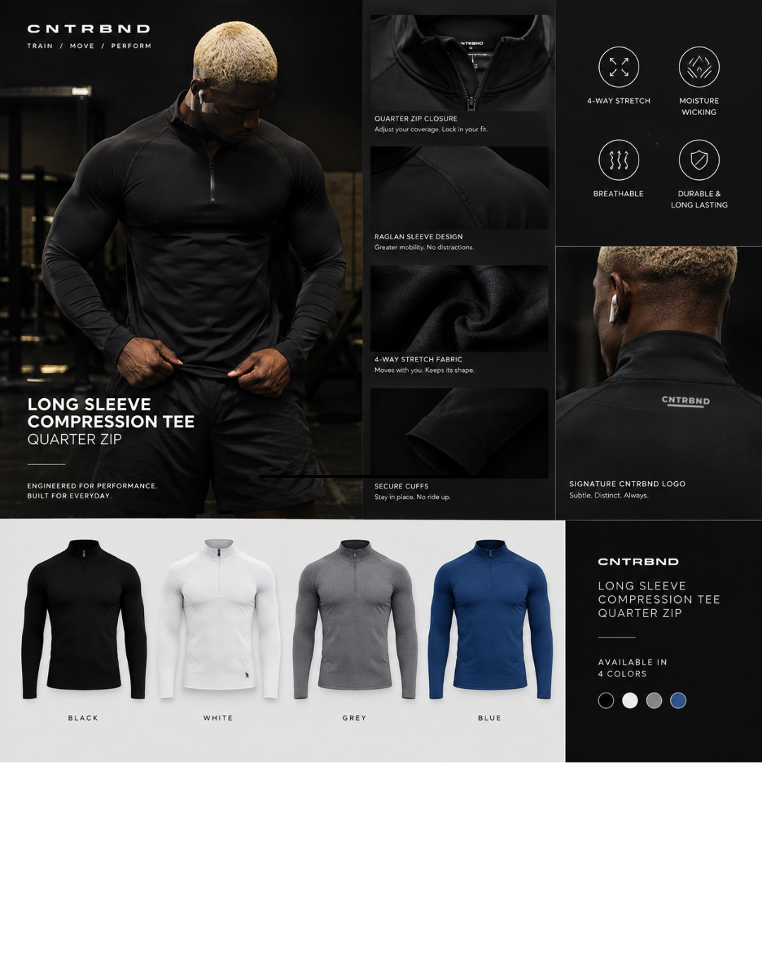 Long sleeve compression shirt