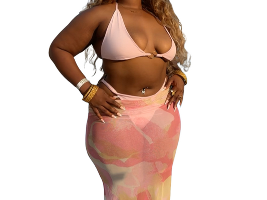 Multicolor mesh set (just bikini)