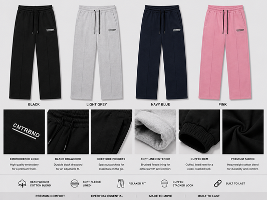 Lined Joggers (Straight-Legged)