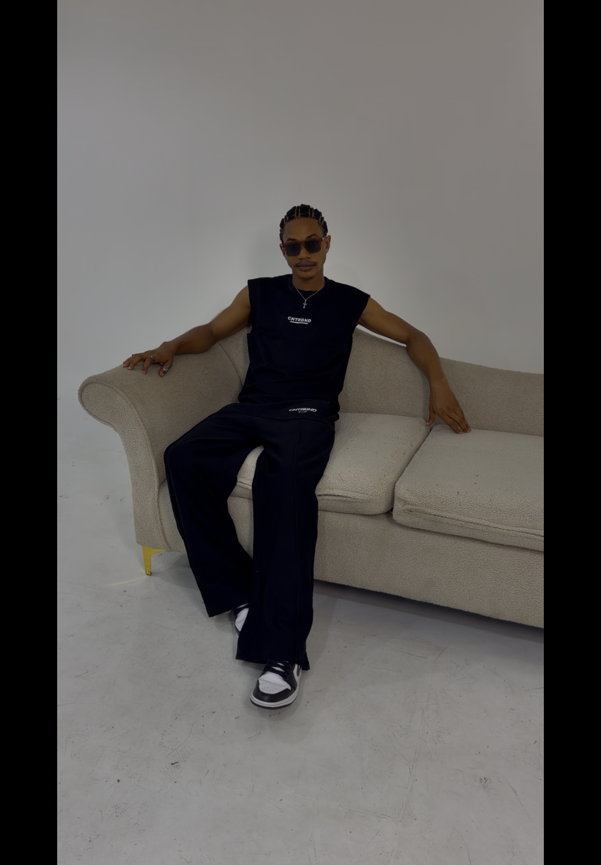 Relaxed DRAPED SWEATPANTS