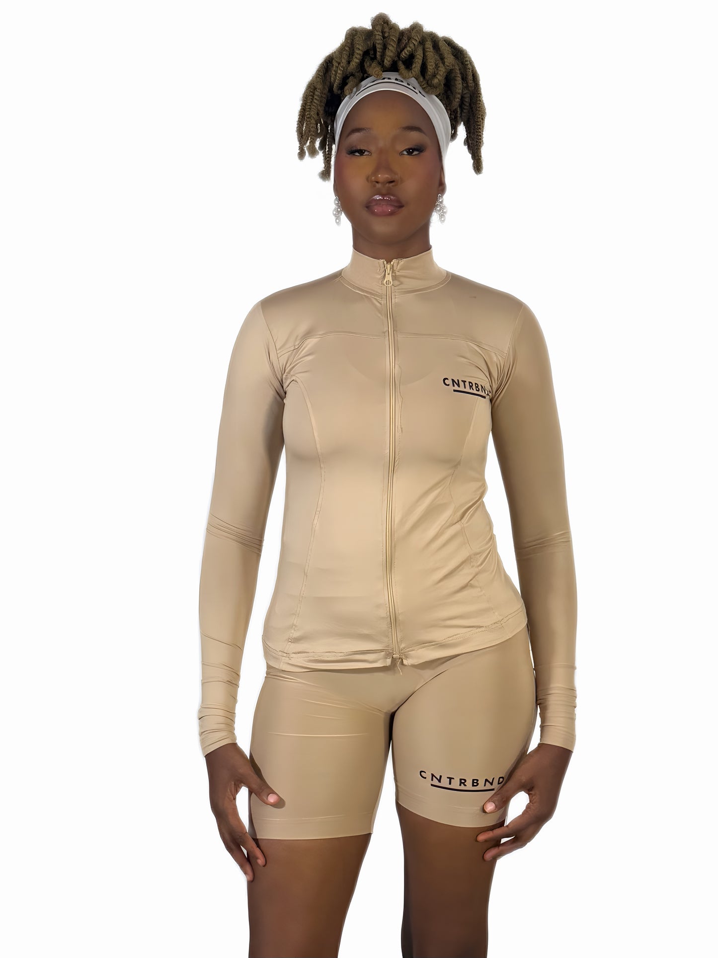 Beige Compression Jacket
