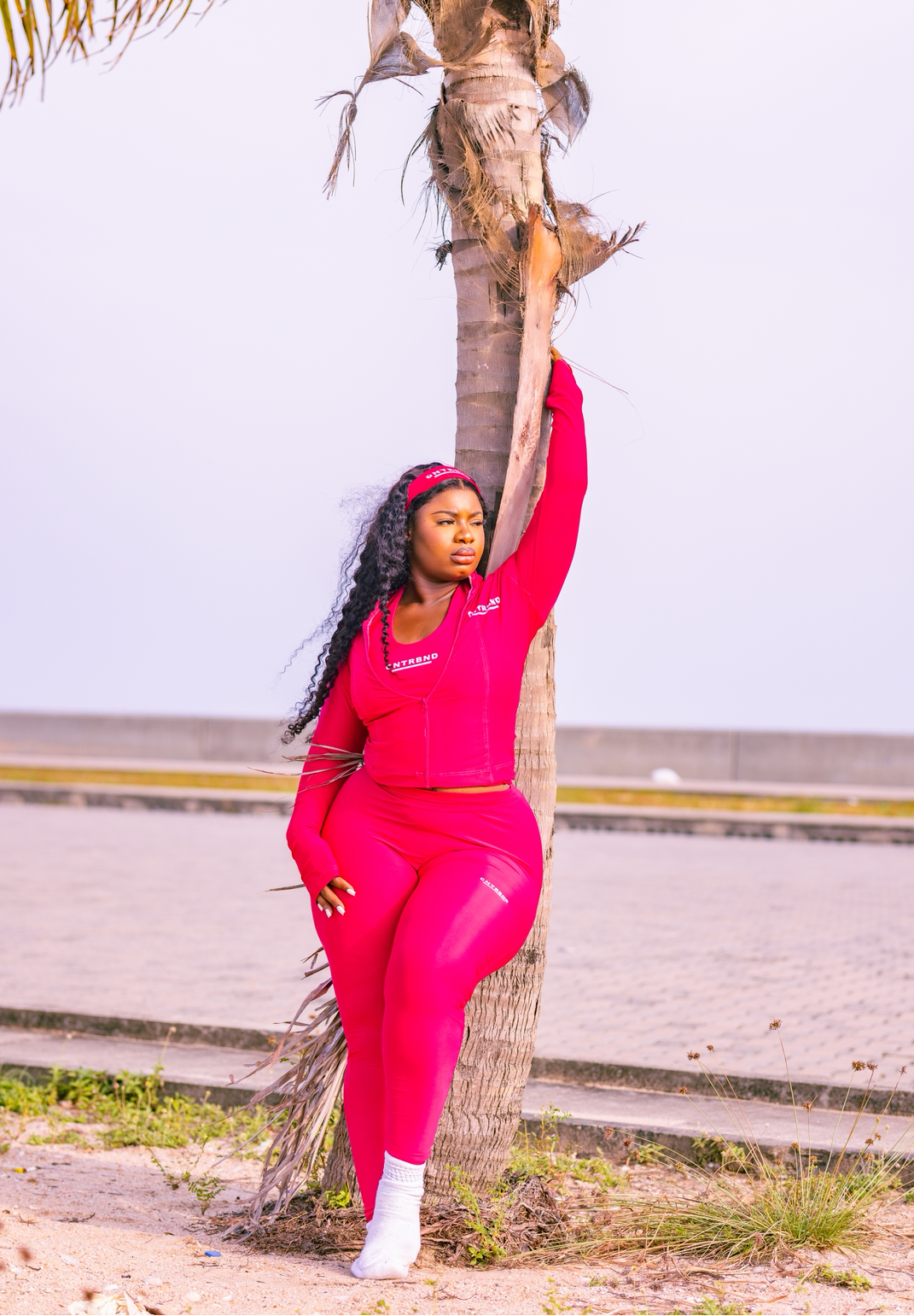 Ella set (hot pink)