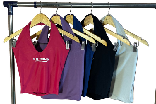 Pink Halter Neck Top