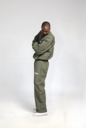 Green Tracksuit Set (Top + Bottom)