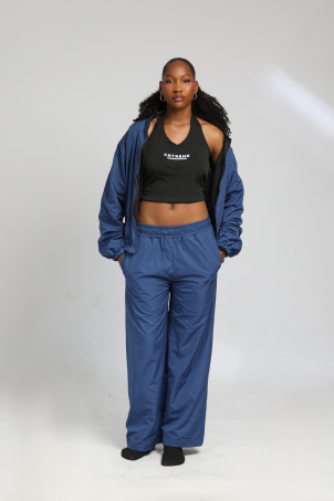 Navy Tracksuit Set (Top + Bottom)