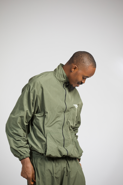 Green Tracksuit Set (Top + Bottom)