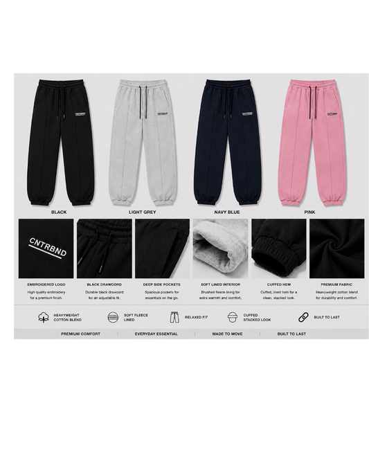 Lined Joggers (Cuffed-Legged)